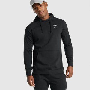 Gymshark Crest Hoodie - Black Men’s Medium